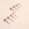 12 Sizes-24 Pcs Press On Nails F097