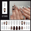 12 Sizes-24 Pcs Press On Nails C1593