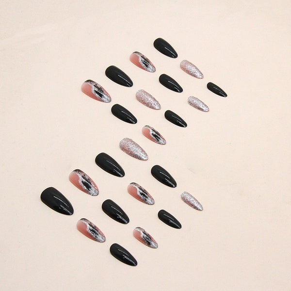 12 Sizes-24 Pcs Press On Nails W372