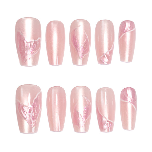 12 Sizes-24 Pcs Press On Nails SP124