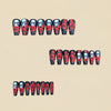 12 Sizes-24 Pcs Press On Nails Y1032