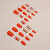 12 Sizes-24 Pcs Press On Nails W1462