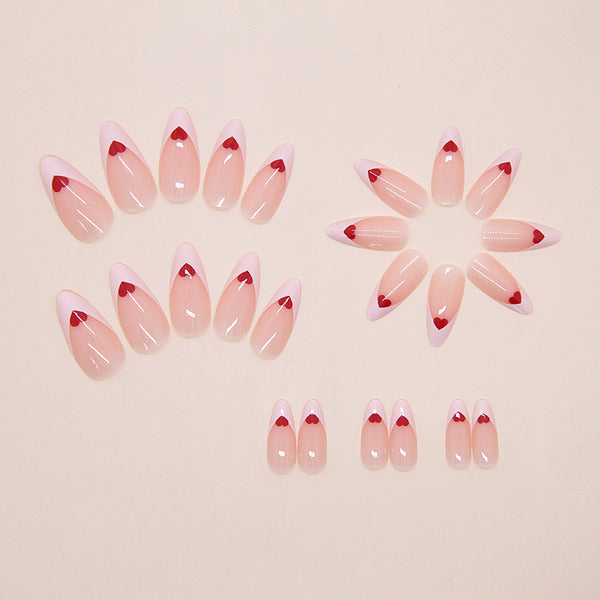 12 Sizes-24 Pcs Press On Nails W2182