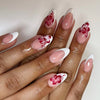 12 Sizes-24 Pcs Press On Nails C1347