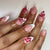 12 Sizes-24 Pcs Press On Nails C1347