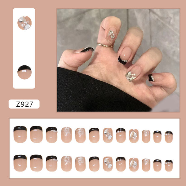 12 Sizes-24 Pcs Press On Nails Z927