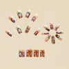 12 Sizes-24 Pcs Press On Nails Y1209