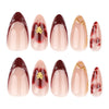 12 Sizes-24 Pcs Press On Nails JP3874