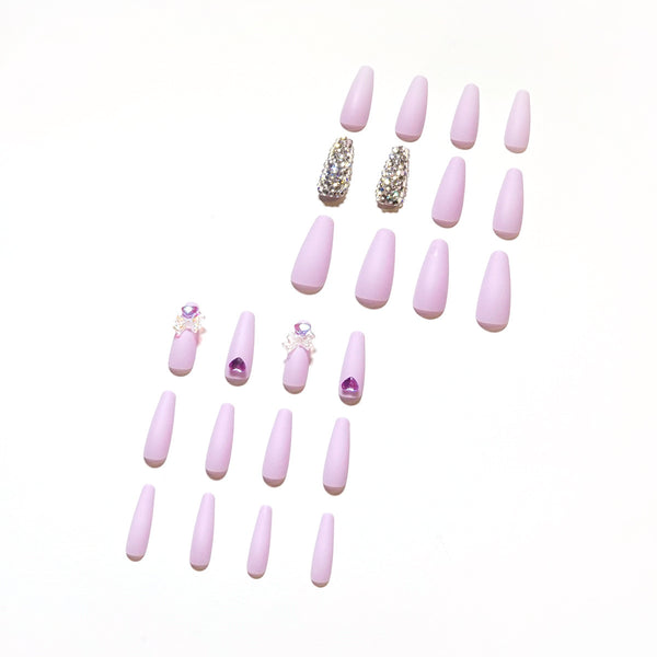 12 Sizes-24 Pcs Press On Nails JP1308