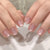 12 Sizes-24 Pcs Press On Nails JP4136