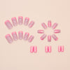12 Sizes-24 Pcs Press On Nails W1732