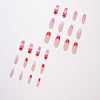 12 Sizes-24 Pcs Press On Nails JP1342