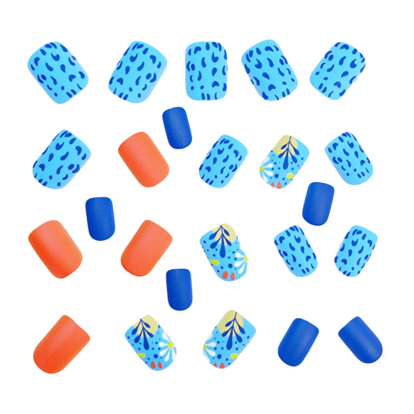 12 Sizes-24 Pcs Press On Nails Y239