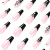 12 Sizes-24 Pcs Press On Nails JP2444