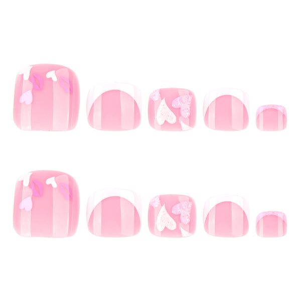 12 Sizes-24 Pcs Press On Nails JP3798