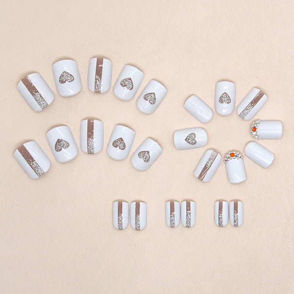 12 Sizes-24 Pcs Press On Nails Z816