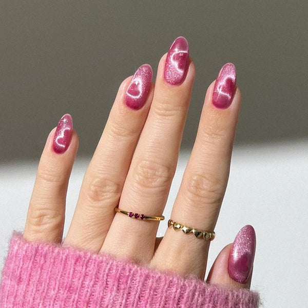 12 Sizes-24 Pcs Press On Nails W1525