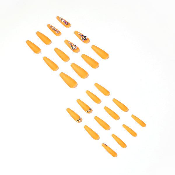 12 Sizes-24 Pcs Press On Nails JP1313