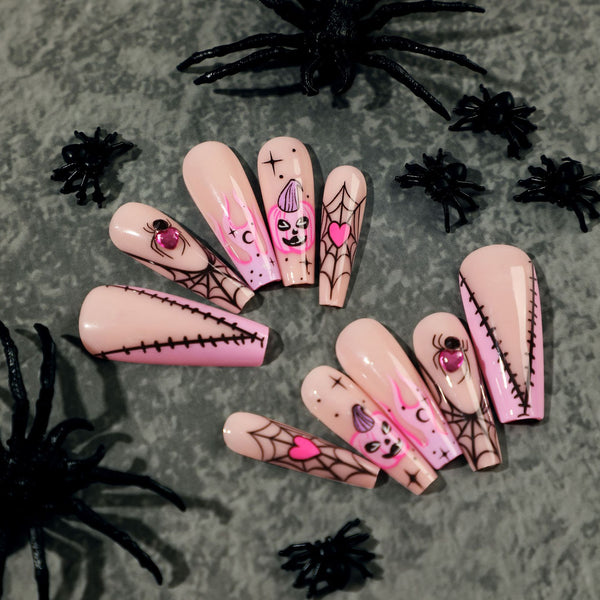 12 Sizes-24 Pcs Press On Nails JP2509