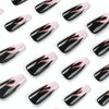 12 Sizes-24 Pcs Press On Nails JP2620