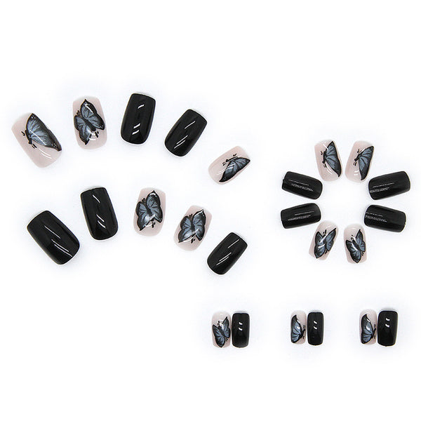 12 Sizes-24 Pcs Press On Nails W092