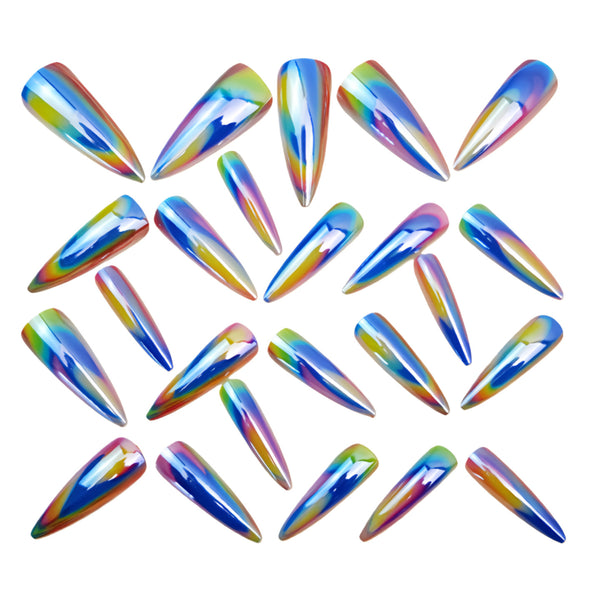 12 Sizes-24 Pcs Press On Nails Y1659
