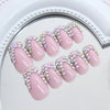 12 Sizes-24 Pcs Press On Nails Z1038