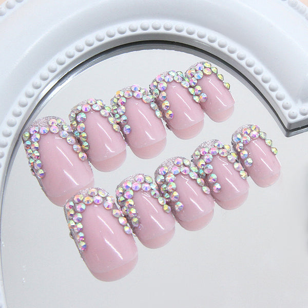 12 Sizes-24 Pcs Press On Nails Z1038