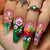 12 Sizes-24 Pcs Press On Nails Y895