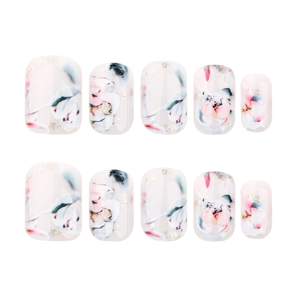 12 Sizes-24 Pcs Press On Nails JP3489