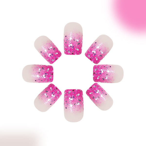 12 Sizes-24 Pcs Press On Nails C841