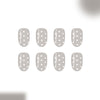 12 Sizes-24 Pcs Press On Nails C1697