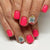 12 Sizes-24 Pcs Press On Nails W1082