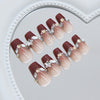 12 Sizes-24 Pcs Press On Nails Z1238
