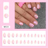 12 Sizes-24 Pcs Press On Nails W531