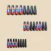 12 Sizes-24 Pcs Press On Nails Y479