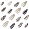 12 Sizes-24 Pcs Press On Nails JP4119