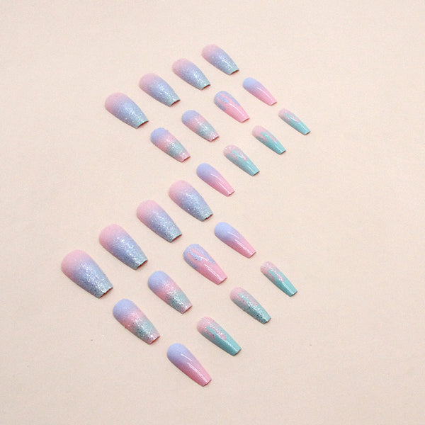 12 Sizes-24 Pcs Press On Nails W1006