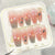 12 Sizes-24 Pcs Press On Nails nail-accessory