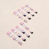 12 Sizes-24 Pcs Press On Nails W868