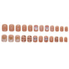 12 Sizes-24 Pcs Press On Nails R857