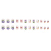 12 Sizes-24 Pcs Press On Nails R766
