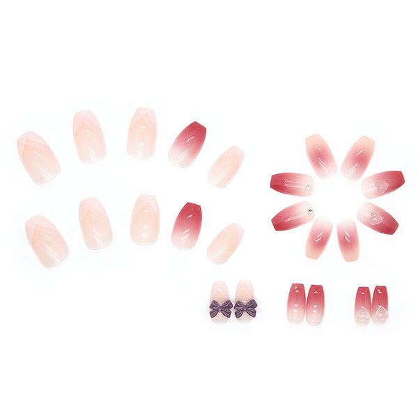 12 Sizes-24 Pcs Press On Nails Z352