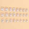 12 Sizes-24 Pcs Press On Nails LC903