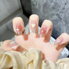 12 Sizes-24 Pcs Press On Nails R562