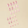 12 Sizes-24 Pcs Press On Nails Y058
