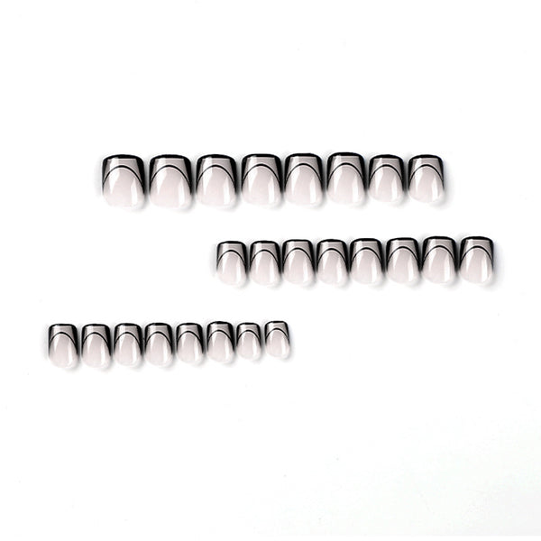 12 Sizes-24 Pcs Press On Nails JP2458