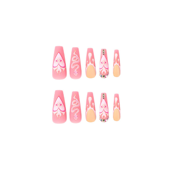 12 Sizes-24 Pcs Press On Nails JP2282