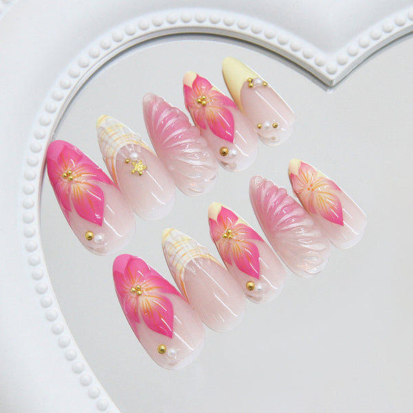 12 Sizes-24 Pcs Press On Nails Z1098