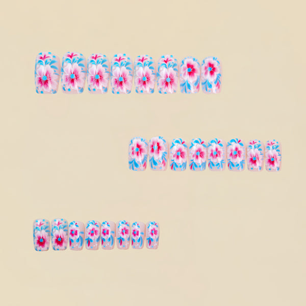 12 Sizes-24 Pcs Press On Nails Y1647